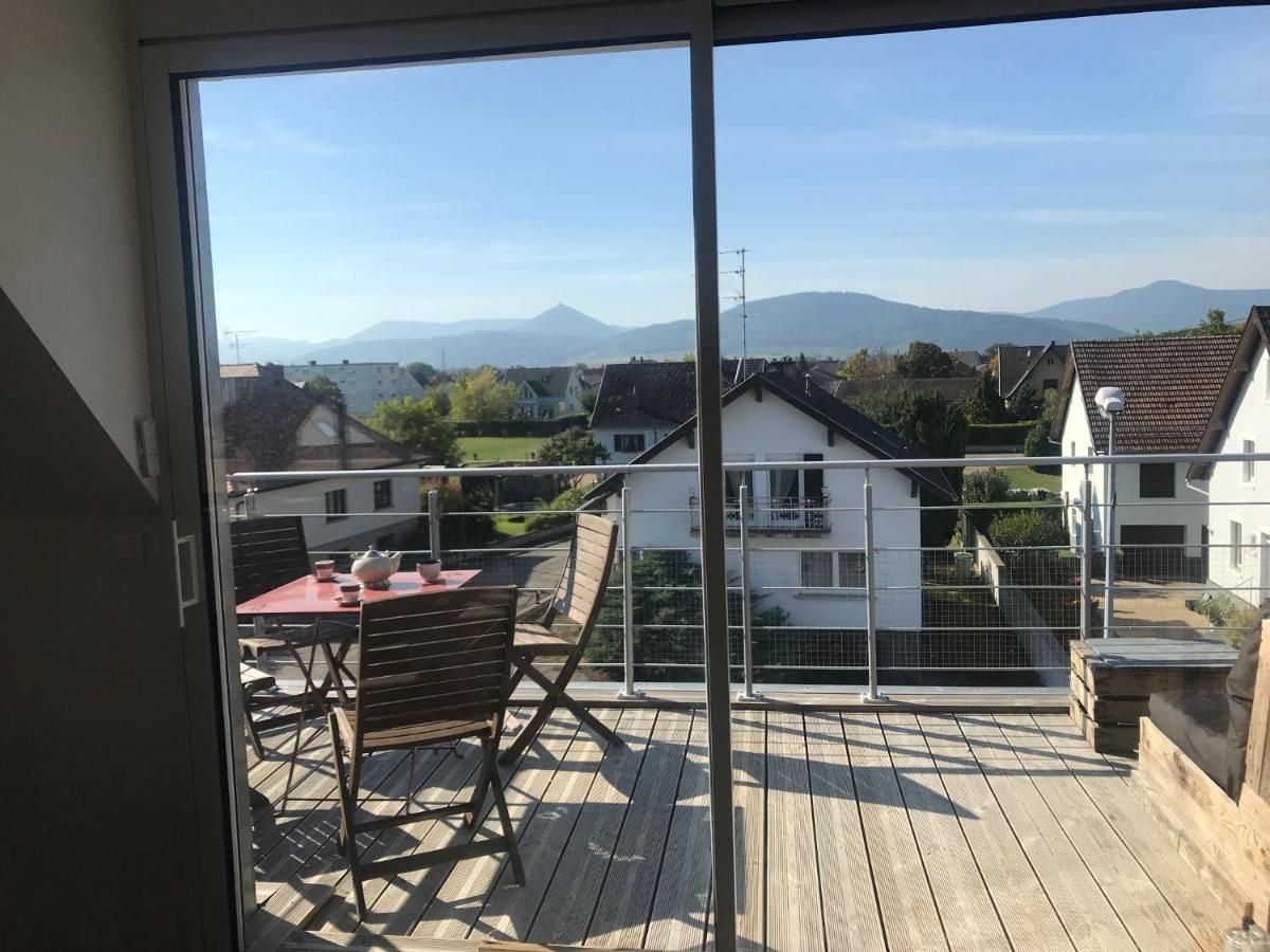 Appartement Chaleureux Et Lumineux Avec Vue ! Au Centre Alsace Sélestat Exterior foto