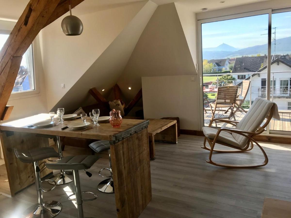Appartement Chaleureux Et Lumineux Avec Vue ! Au Centre Alsace Sélestat Exterior foto